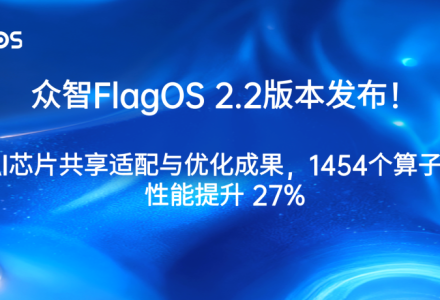 众智 FlagOS 2.2 发布: 21家 AI 芯片共享适配与优化成果,1454个算子,跨芯性能提升 27%-点森科技 - 科技资讯_数码产品_互联网观察_智能硬件